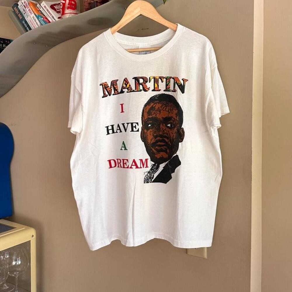 Vintage Martin Luther King and Malcolm X Rap Shirt
